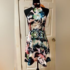Shilla Floral Halter Mini Skater Dress
Trapeze A-Line Size XS
